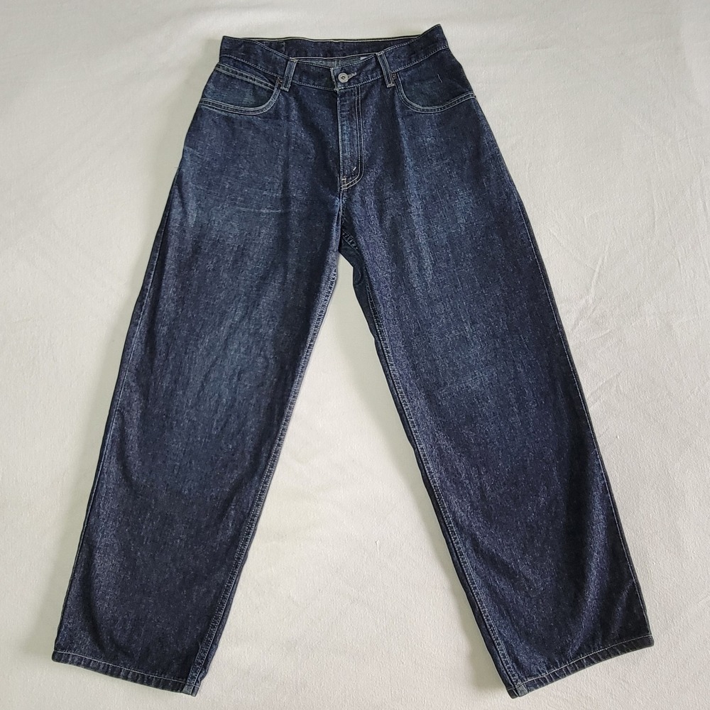 Vintage 1996 Levi's Dry Goods Baggy Blue Jeans Men W30 L30 Y2K Streetwear Grunge